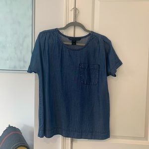 Marc by Marc Jacobs Denim Short Sleeved Chambray - Size M